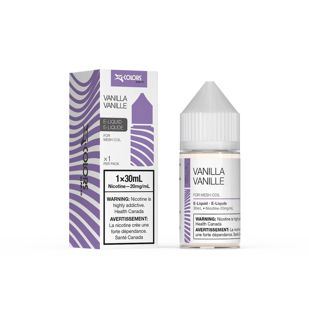vape coils for salt nic ZColors Salt Nicotine - 30ML - Vanilla