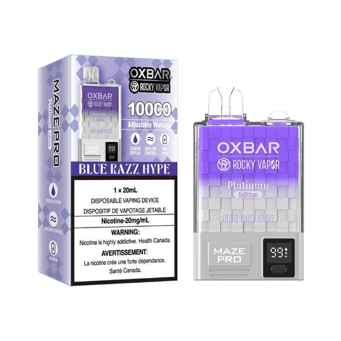 Oxbar Maze Pro - Blue Razz Hype - 10000 Puffs