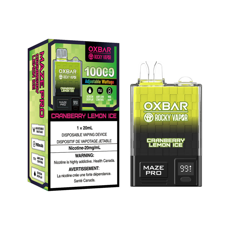 Oxbar Maze Pro - Cranberry Lemon Ice - 10000 Puffs