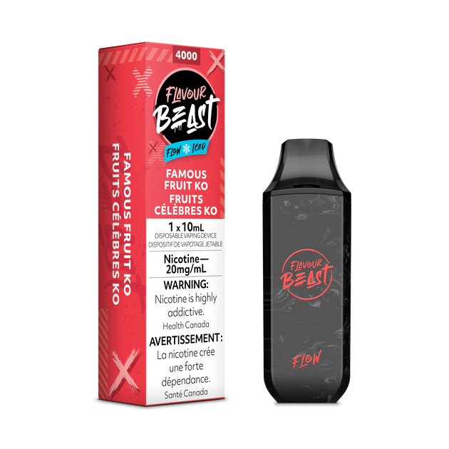 FLAVOUR BEAST FLOW RECHARGEABLE DISPOSABLE - 4000 PUFFS | Vape4change