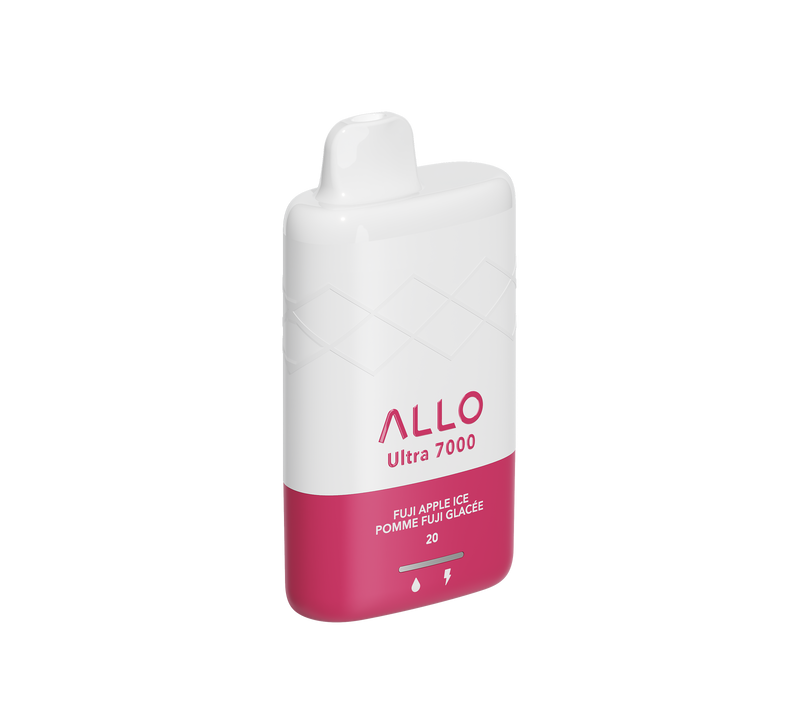 Allo Ultra - 7000 Puffs - Rechargeable Disposable Vape - Fuji Apple Ice