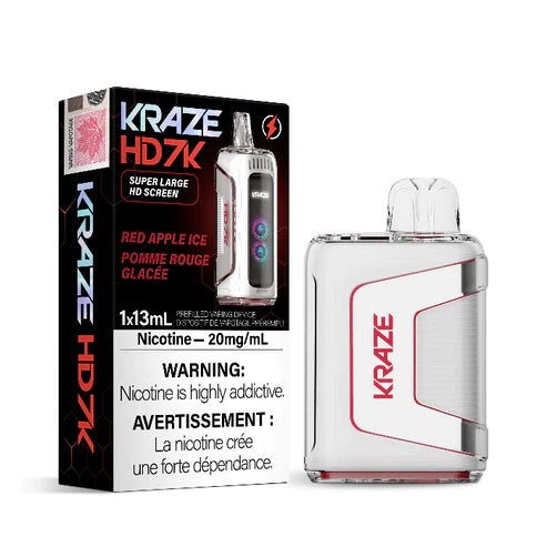 Kraze HD 7K - Red Apple Ice Disposable Vape