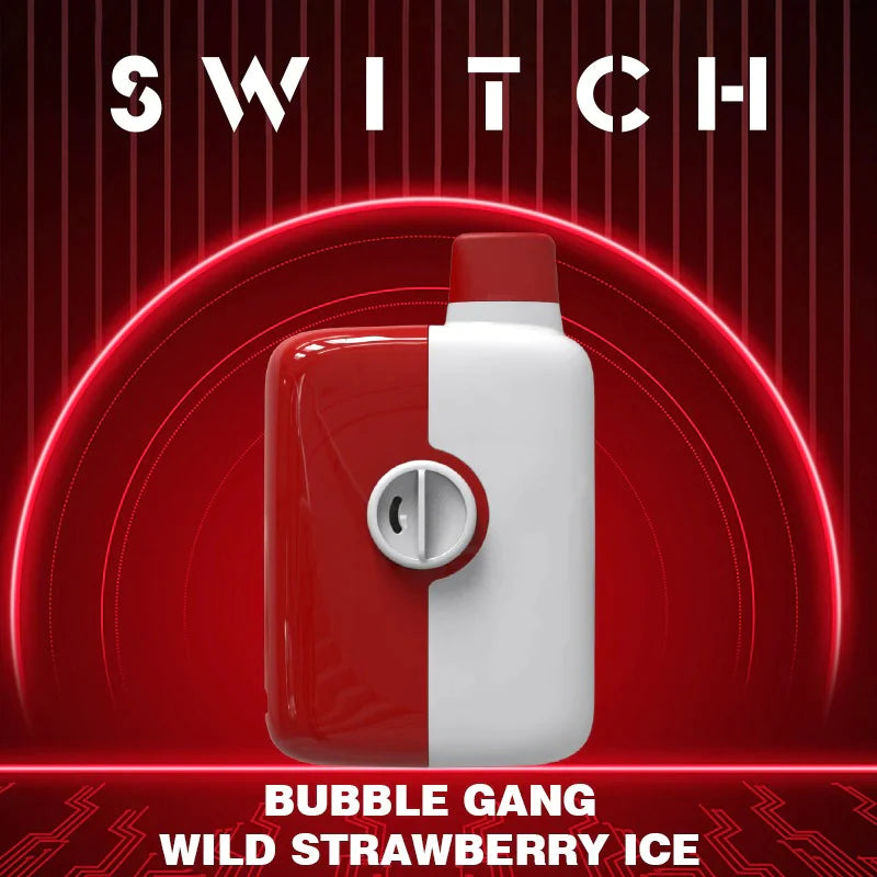 Mr Fog Switch Disposable Vape - Bubble Gang Wild Strawberry Ice