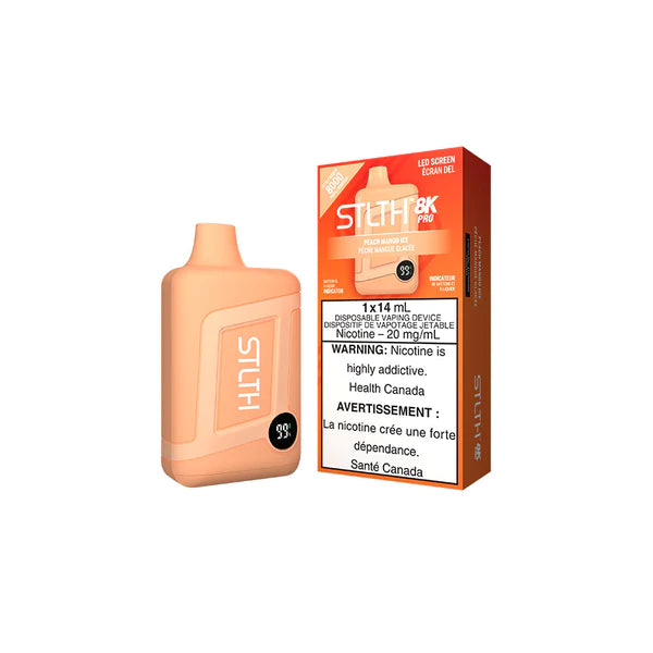 Stlth 8K Pro Disposable Vape - Peach Mango Ice