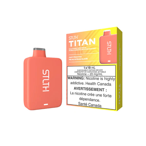 STLTH TITAN Disposable Vape - Juicy Peach Ice