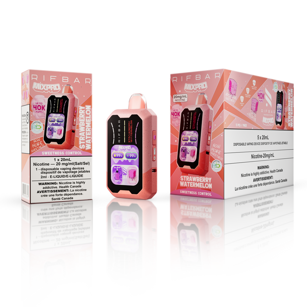 RifBar MixPro Disposable Vape 40k Puffs - Strawberry Watermelon
