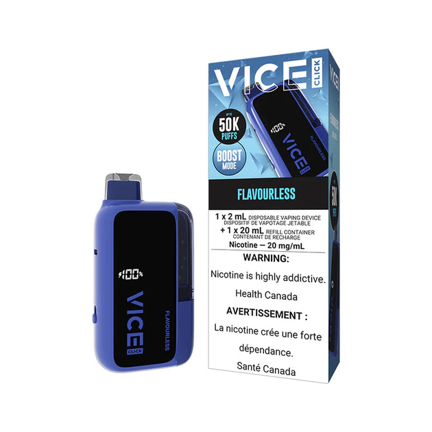 flavorless disposable vapes Vice Click Vape - 50,000 Puffs - Flavourless Iced Classic Teas Aspire K1 Tank | Flavor:Hawthorn Ice