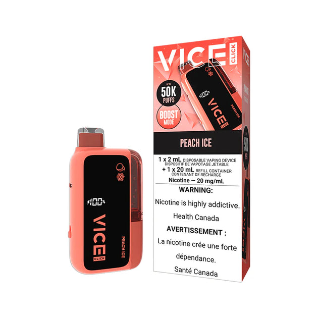 peach ice disposable vape Vice Click - 50,000 Puffs - Colour:Mystic Aurora Vaporesso XROS 3 Pod FlavoredDisposables