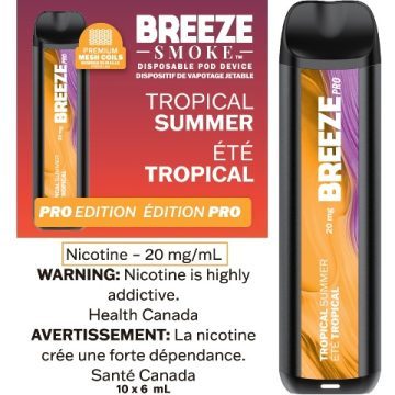 Breeze Pro Disposable Vape - Tropical Summer - 2000 Puffs
