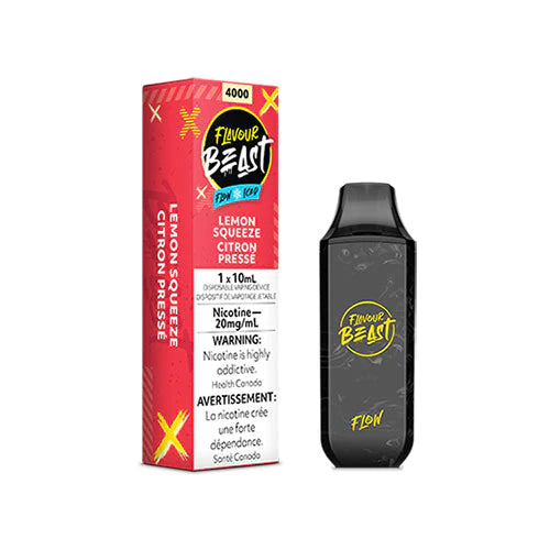 Flavour Beast Flow Rechargeable Disposable 4000 Puffs - Lemon Squeeze