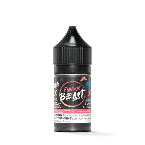 Flavour Beast E-Liquid - STR8 Up Strawberry Banana Iced - 30 ML