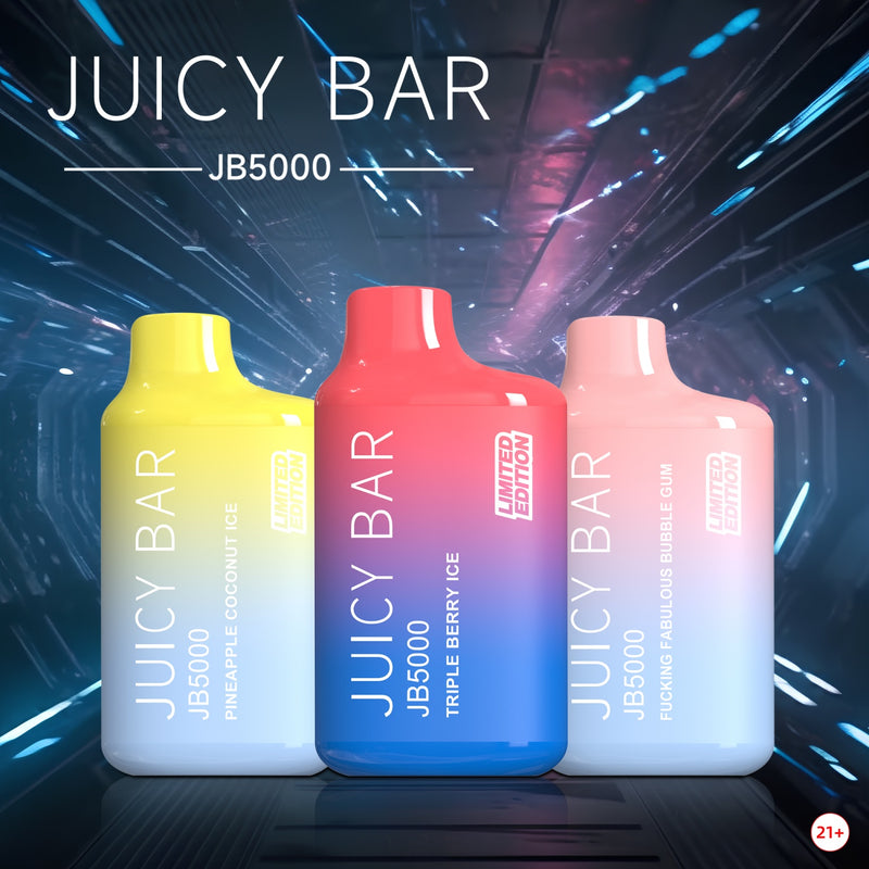 Juicy Bar JB5000 Disposable Vape - Okanagan Cherry Ice