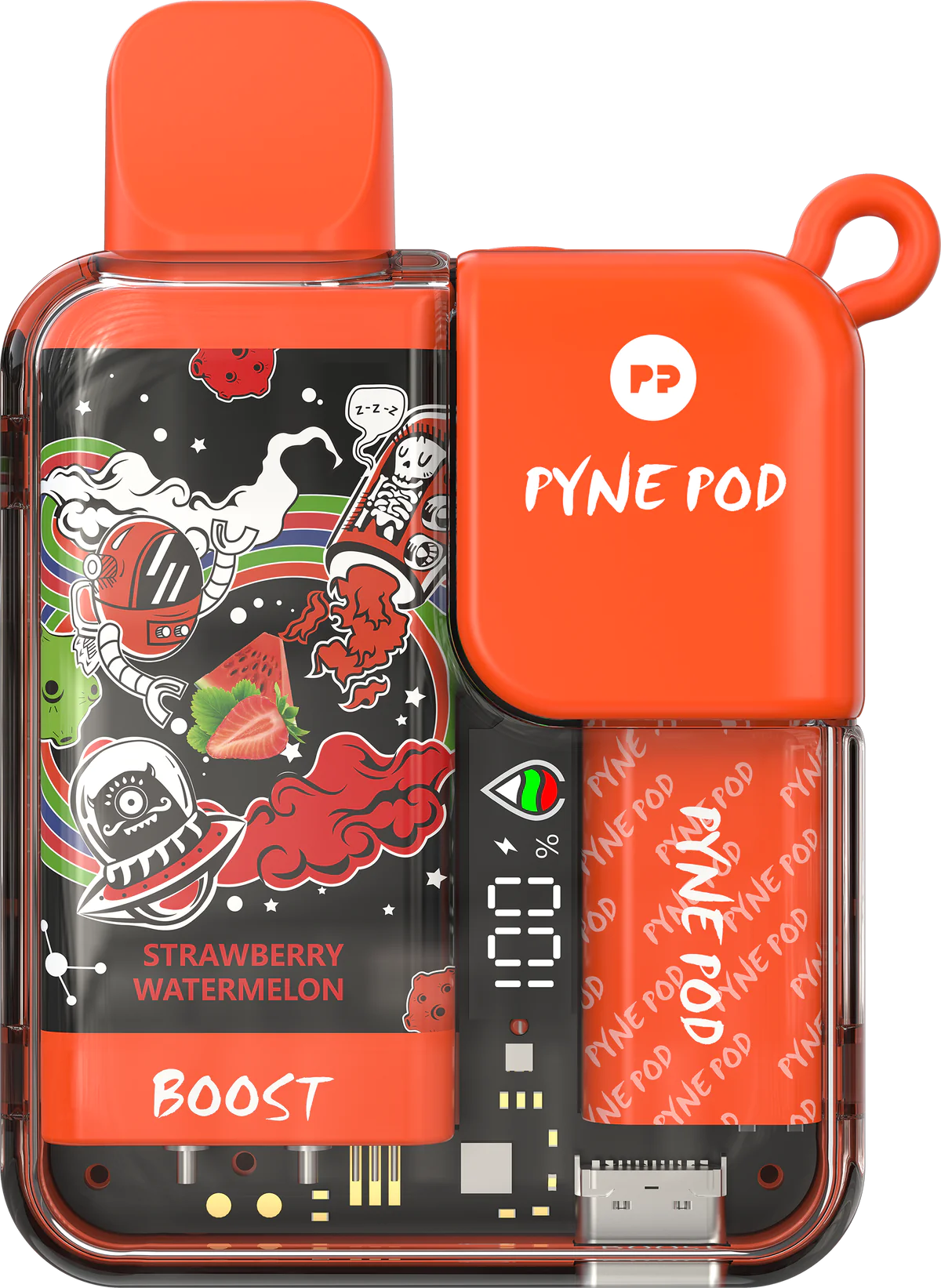 Pyne Pod Boost Disposable Vape - Strawberry Watermelon | Vape4change Pyne Pod Boost Disposable Vape - Strawberry Watermelon | Vape4change