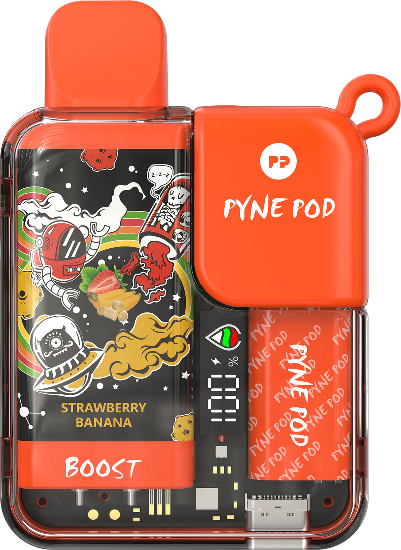 Pyne Pod Boost Disposable Vape - Strawberry Banana