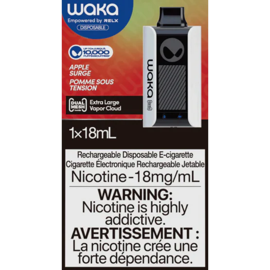 Waka By RELX 10000 Puff Disposable - Apple Surge | Vape4change Waka By RELX 10000 Puff Disposable - Apple Surge | Vape4change