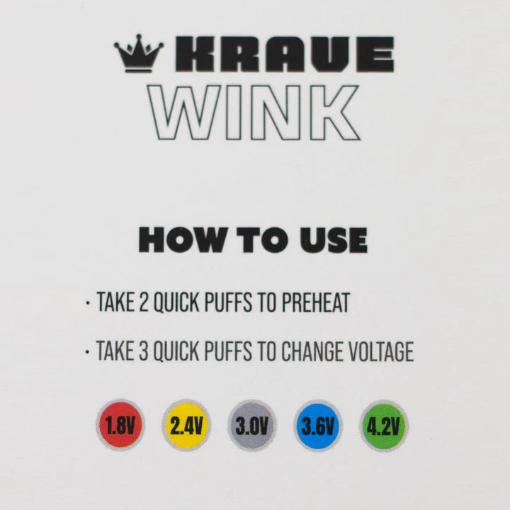 KRAVE WINK 510 BATTERY