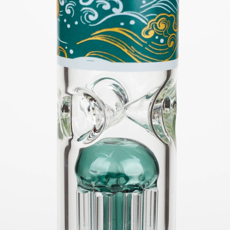 Infyniti | Untamed 14" 7 mm classic beaker water bong - Koi Fish [GP2021]_0