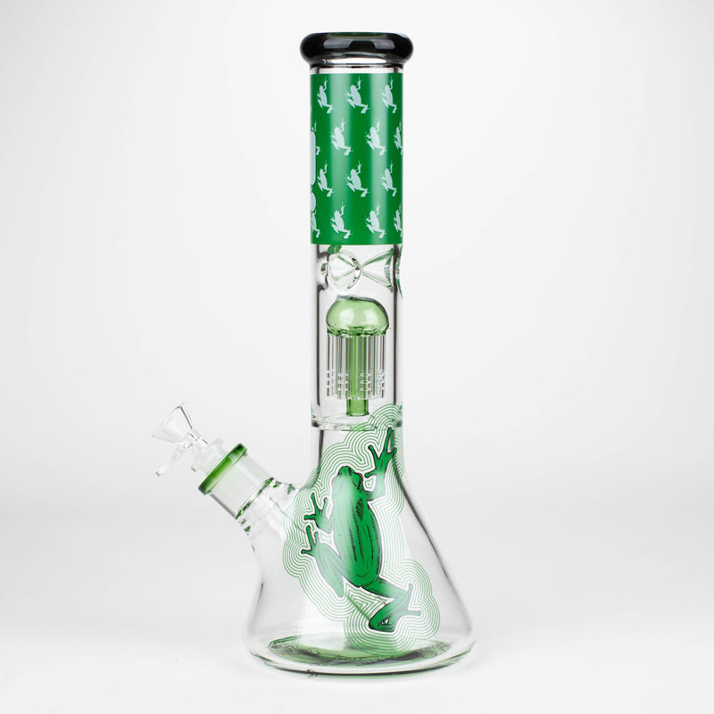 Infyniti | Untamed 14" 7 mm classic beaker water bong - Green Frog [GP2015]_0