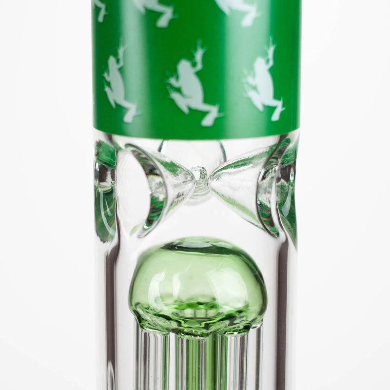 Infyniti | Untamed 14" 7 mm classic beaker water bong - Green Frog [GP2015]_0