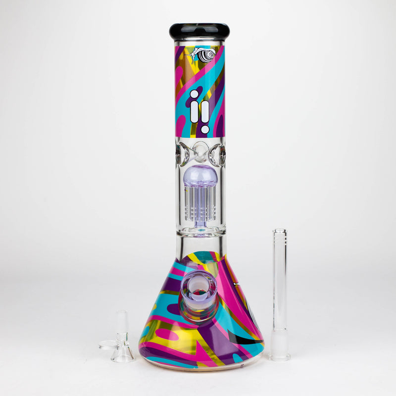 Infyniti | Untamed 14" 7 mm classic beaker water bong - Snail [GP2017]_0