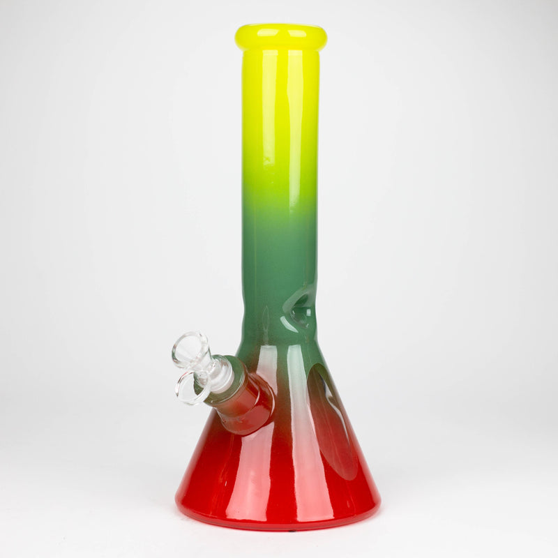 12.5" Soft glass 7mm beaker water bong [M12005]_0