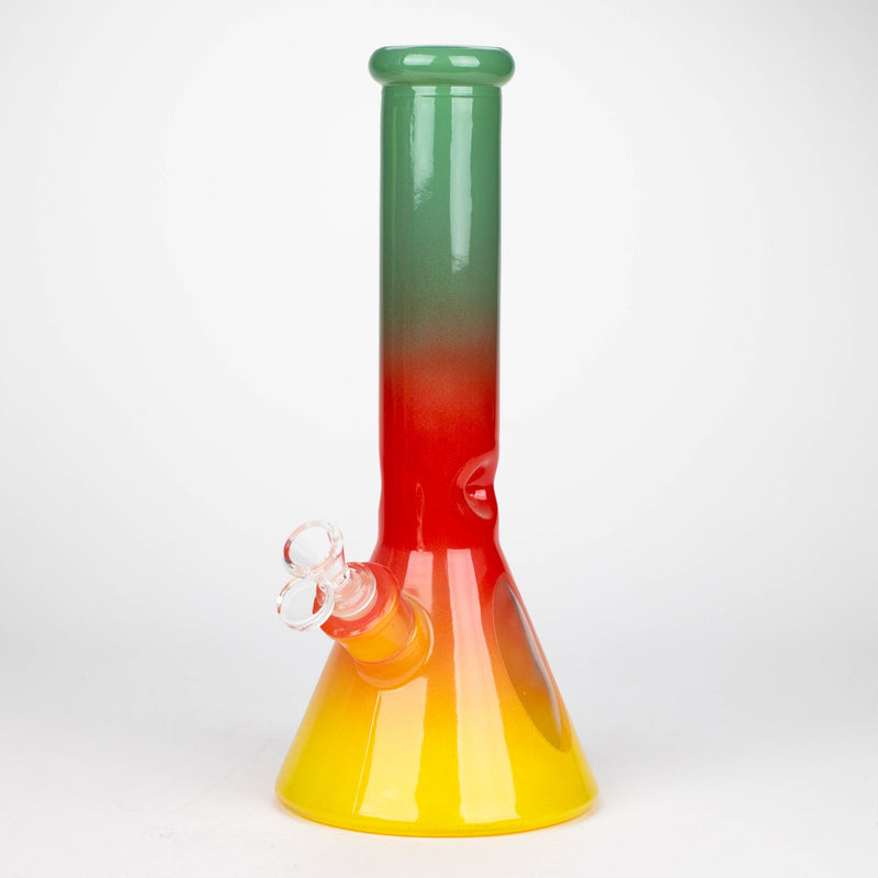 12.5" Soft glass 7mm beaker water bong [M12005]_0