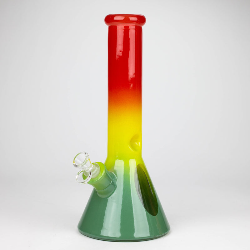 12.5" Soft glass 7mm beaker water bong [M12005]_0