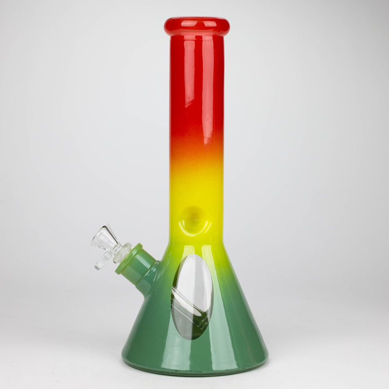 12.5" Soft glass 7mm beaker water bong [M12005]_0