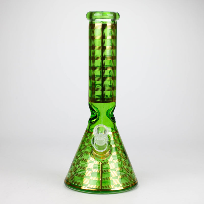 12.5" Soft glass 7mm beaker water bong [M12009A]_0