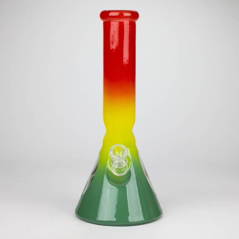 12.5" Soft glass 7mm beaker water bong [M12005]_0