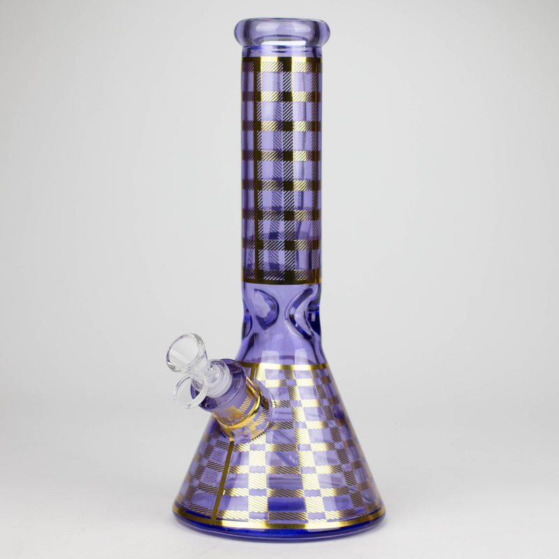 12.5" Soft glass 7mm beaker water bong [M12009A]_0