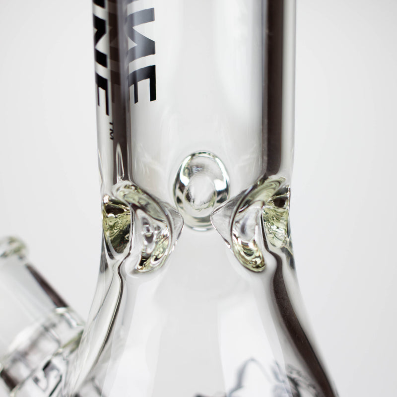 Steam Engine™ | 14 Inch 7mm glass bong with stickers by golden crown_0