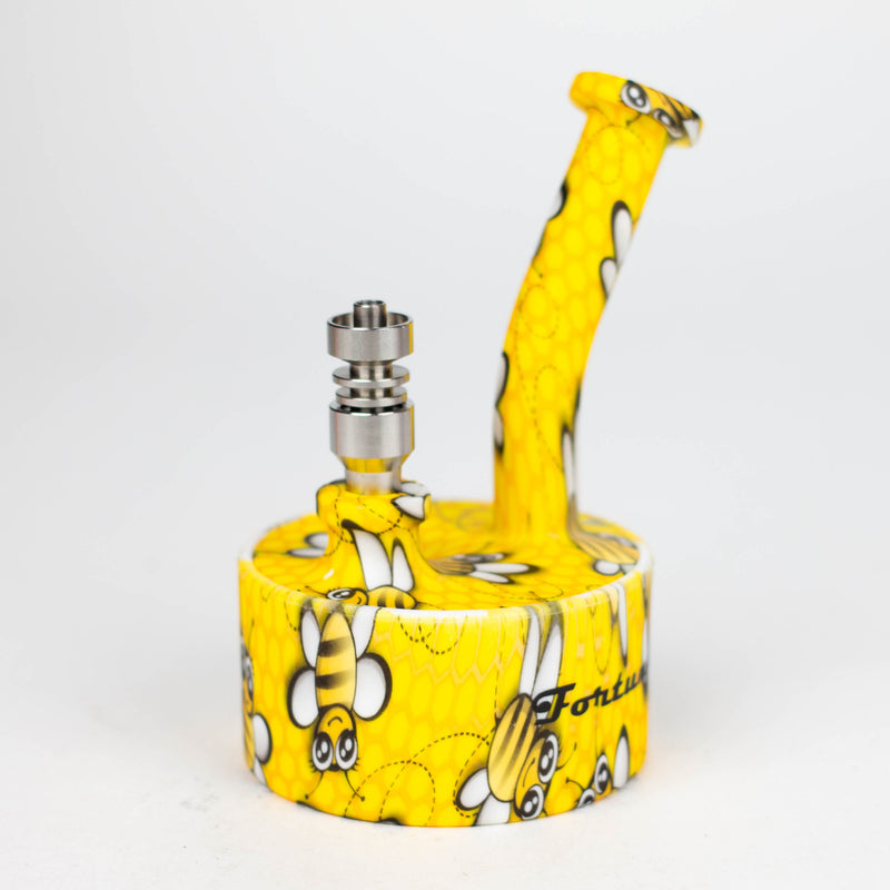 Fortune | 5" Silicone Hydrographic Dab Rig-Assorted [SP1035P]_0