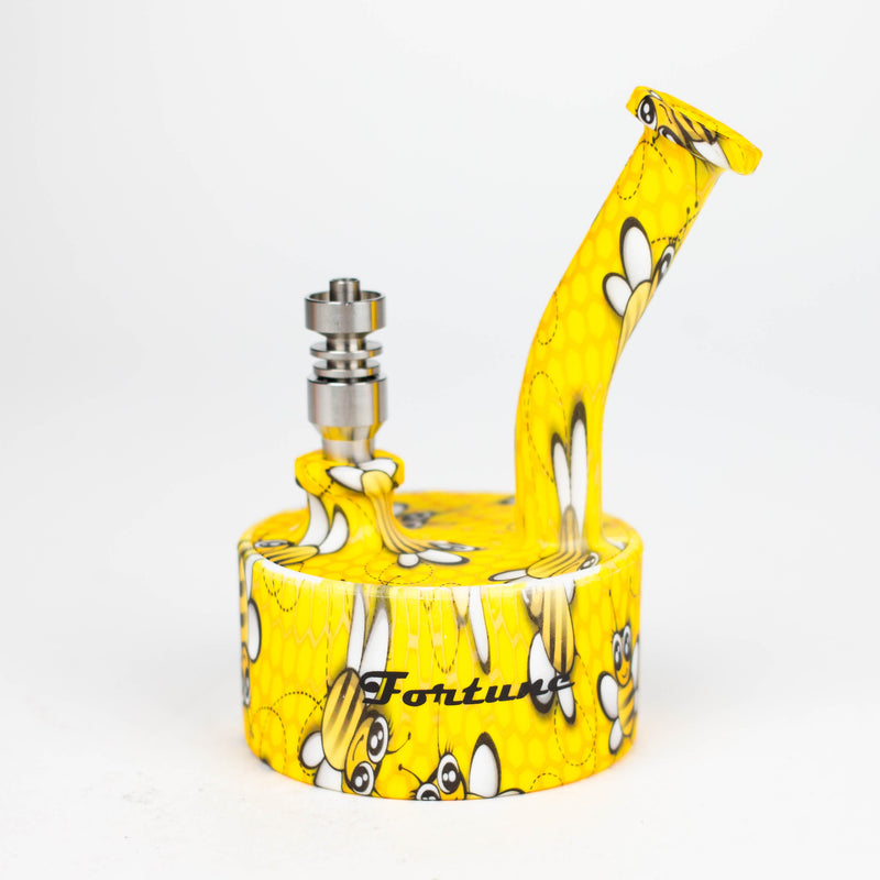 Fortune | 5" Silicone Hydrographic Dab Rig-Assorted [SP1035P]_0