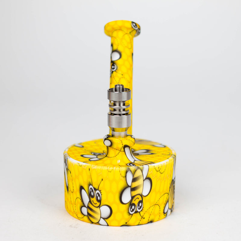 Fortune | 5" Silicone Hydrographic Dab Rig-Assorted [SP1035P]_0