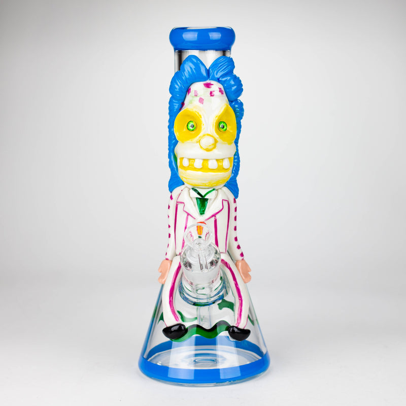 13" Resin 3D artwork 7mm Clown glass beaker  [DY511]_0