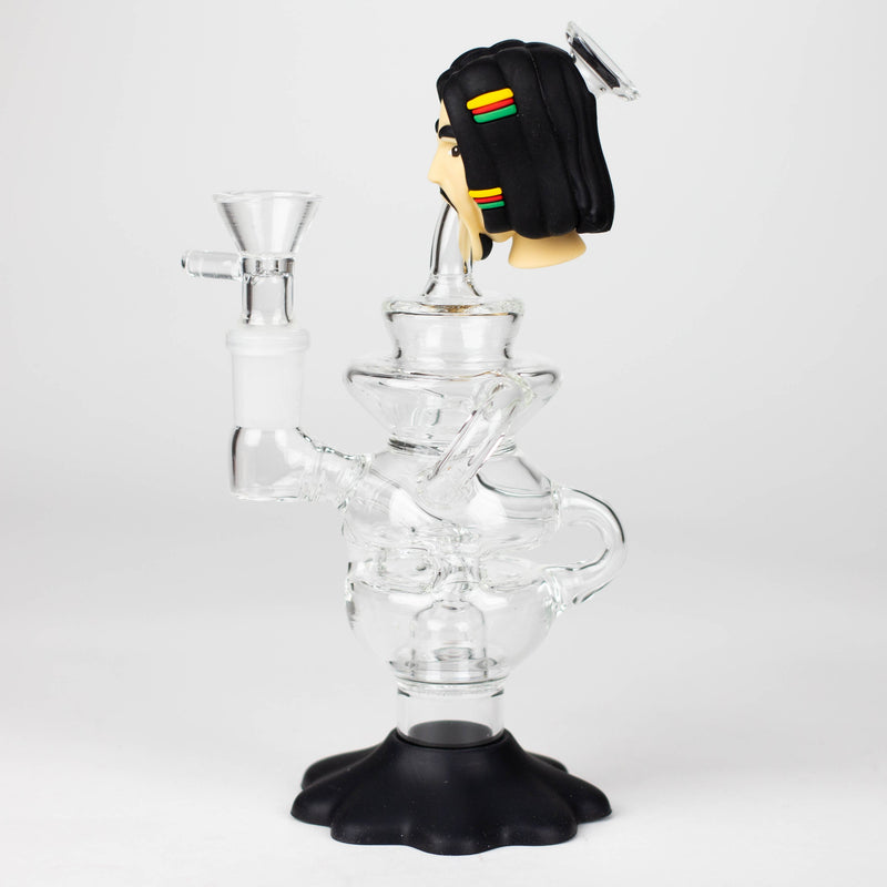 7.6"Marley functional glass water pipe_0