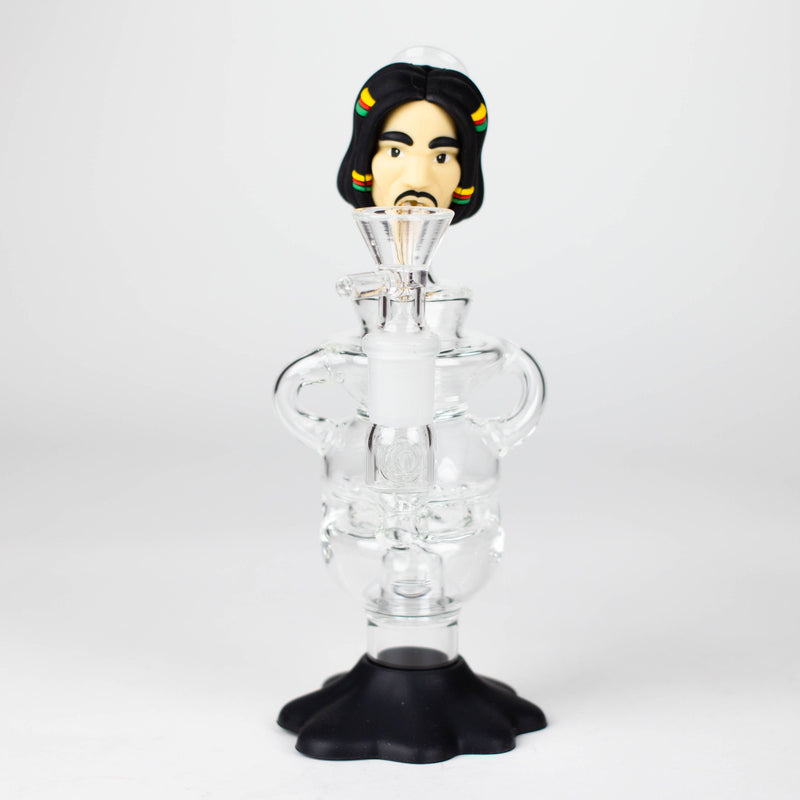 7.6"Marley functional glass water pipe_0