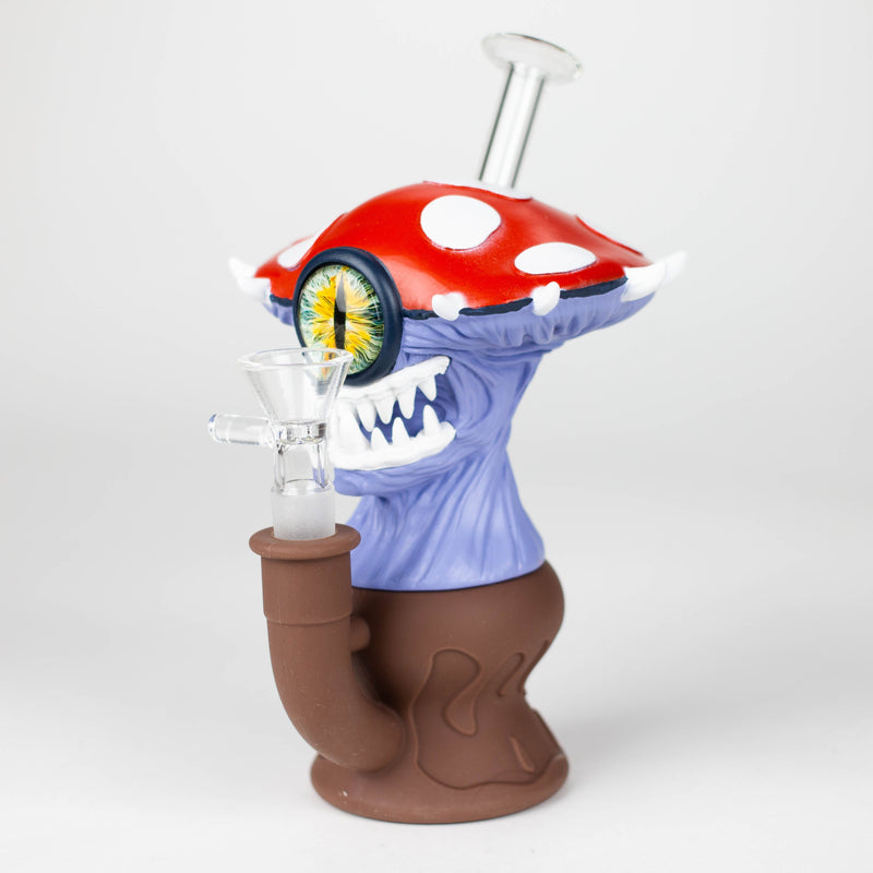 7.2" Vinyl Mushroom Monster Water Pipe_0