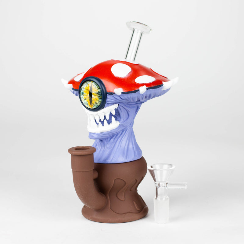 7.2" Vinyl Mushroom Monster Water Pipe_0