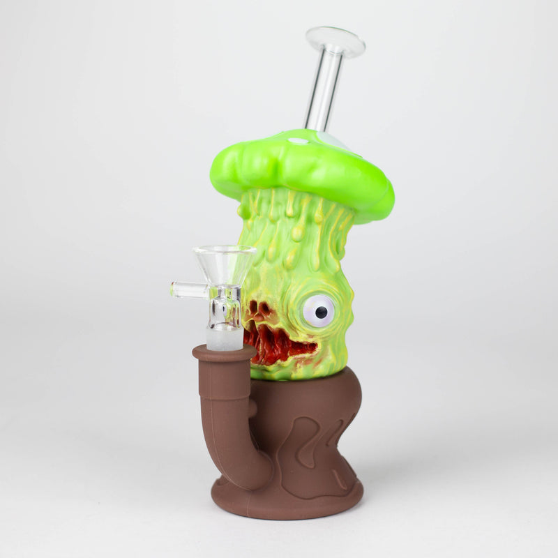 7.8" Vinyl Mushroom Monster Water Pipe_0