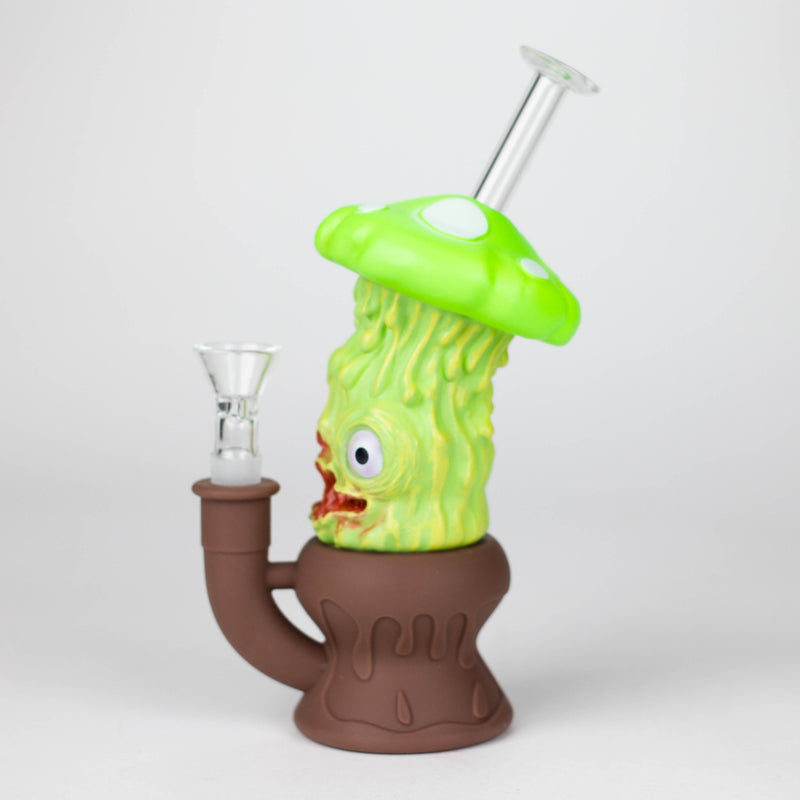 7.8" Vinyl Mushroom Monster Water Pipe_0