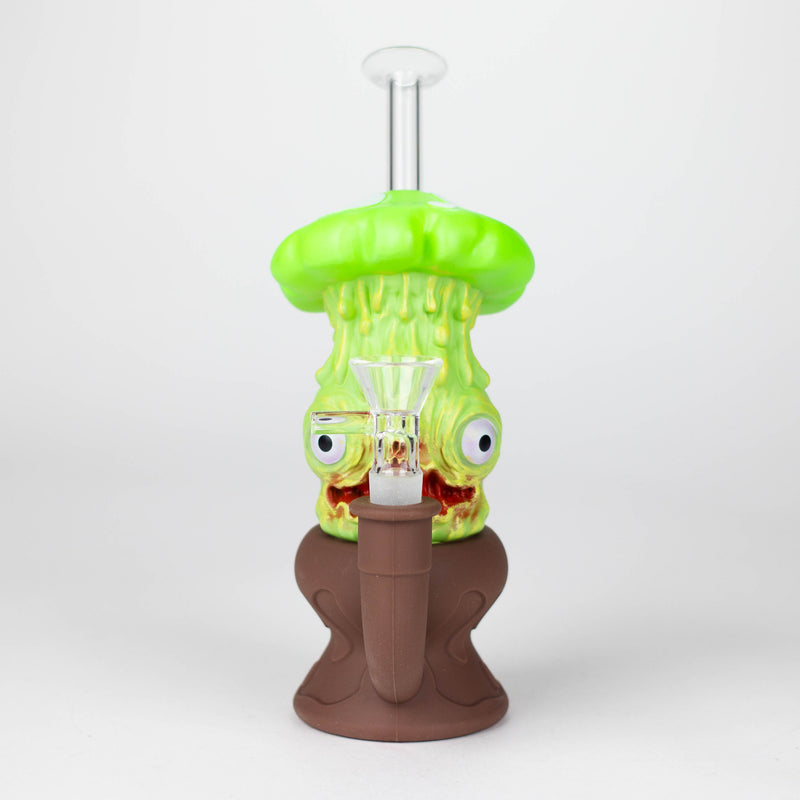 7.8" Vinyl Mushroom Monster Water Pipe_0