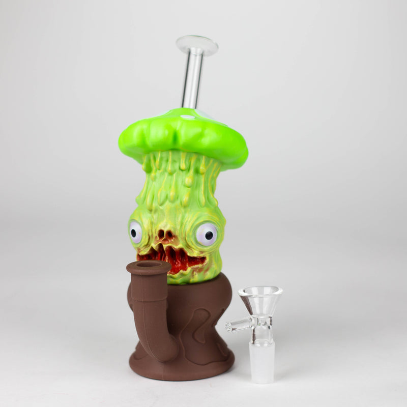 7.8" Vinyl Mushroom Monster Water Pipe_0