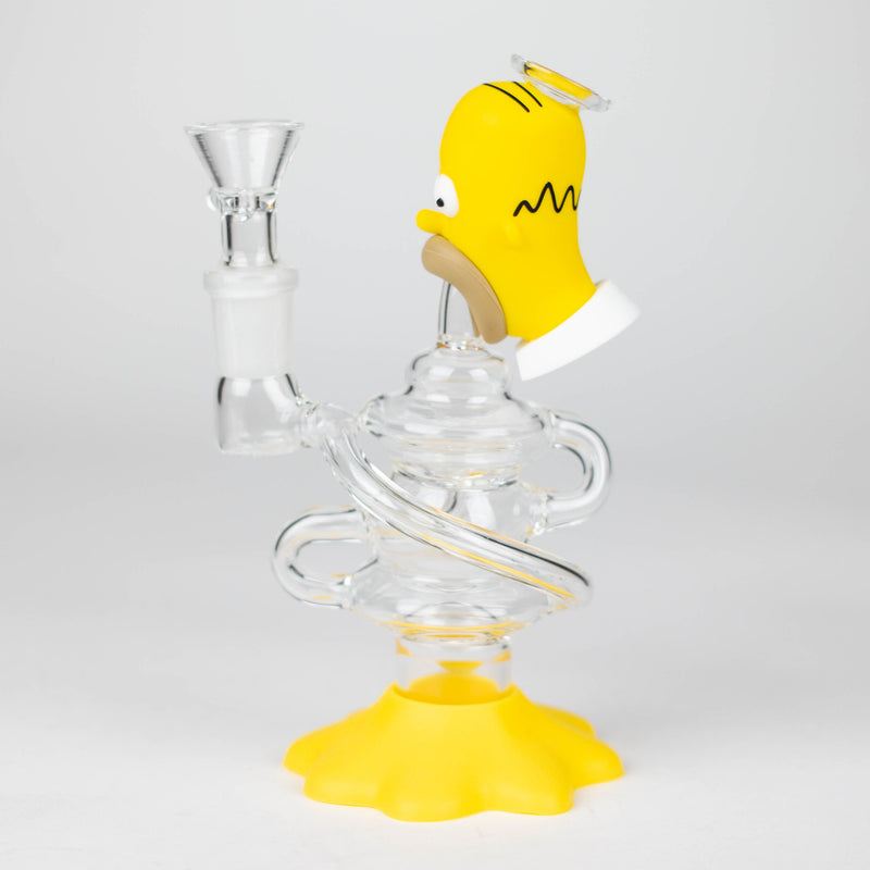 6.3" Cartoon Character Functional Glass Water Pipe_0