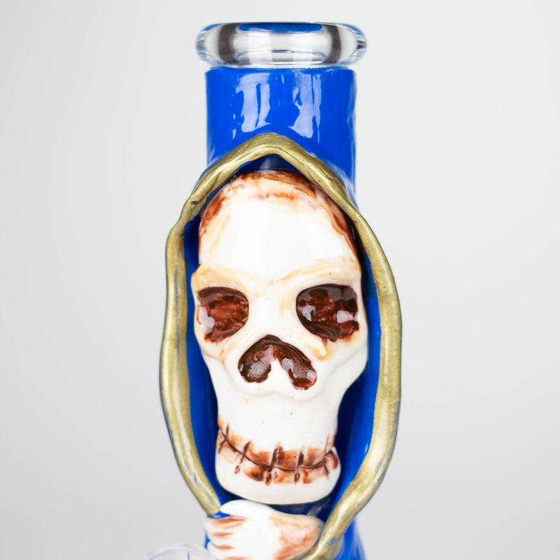 10" Resin 3D artwork Skull glass beaker [DY404]_0