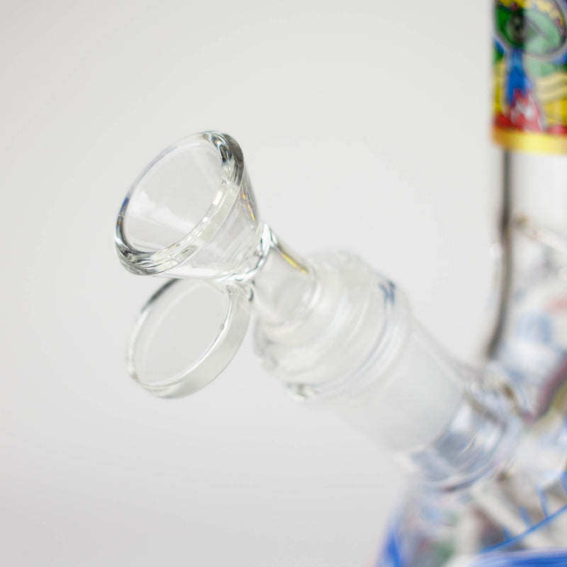 10" Glass Bong With Eye Design_0