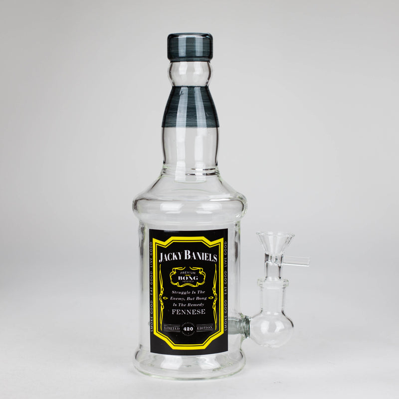 9" Liquor Bottle Glass Bong [MK-BB01]_0