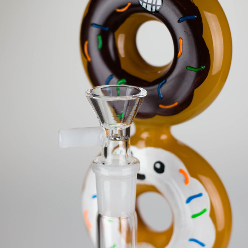 8.75" Double Donut Glass Bong [MK-BB04]_0