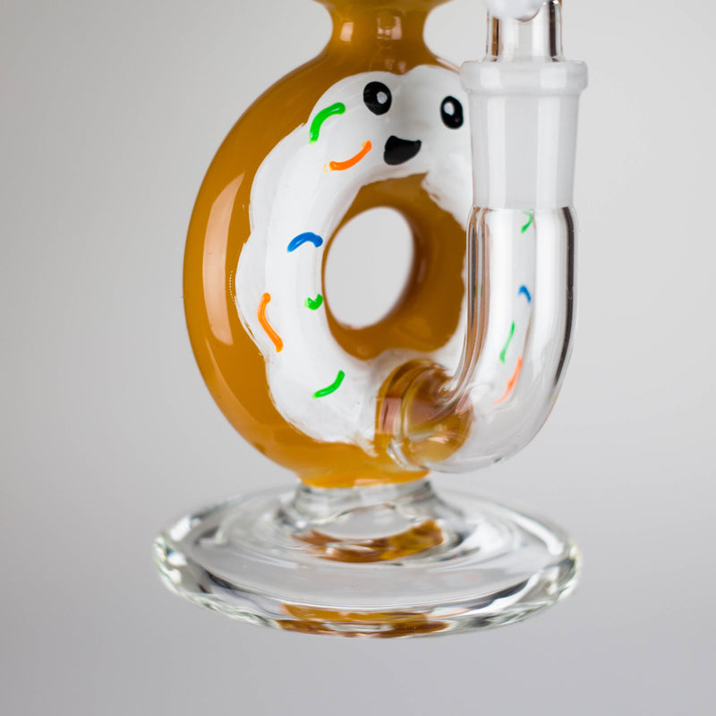 8.75" Double Donut Glass Bong [MK-BB04]_0